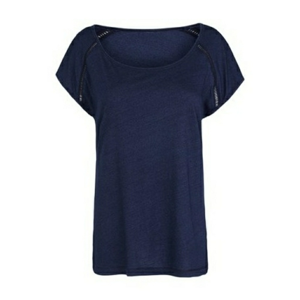 Lorna Jane Navy the Denim Tee Size M